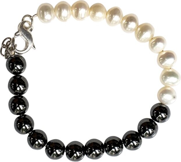 Jean Claude Silver 6-8mm Pearl Bracelet