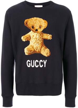 Gucci teddy bear sweatshirt