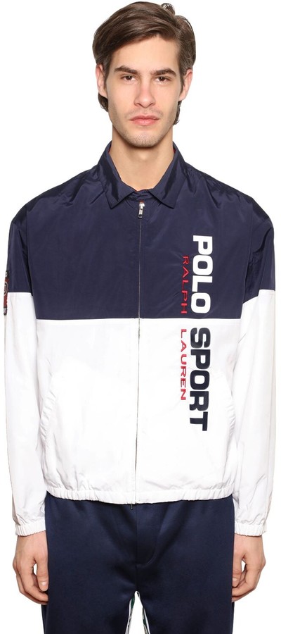 polo jacket white