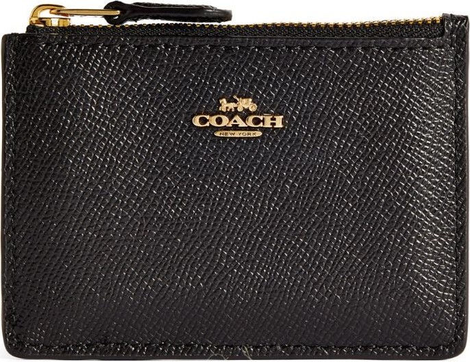  Coach Womens Slim Card Case, BLACK : Clothing, Shoes