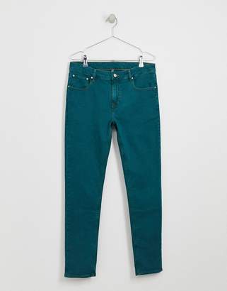 ASOS Design DESIGN skinny jeans in sea green