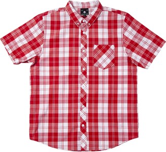 Lrg Men's Lifted Research Group Short Sleeve Woven Button Up Shirt