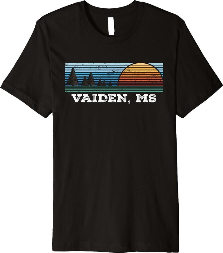 Vintage Sunset Vaiden, MS Souvenir Retro Sunset Stripes Vaiden