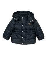 Thumbnail for your product : Gucci GG Jacquard Puffer Jacket, Navy, Size 6-36 Months