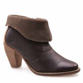 Thumbnail for your product : J Shoes Saloon Women's Dark Brown/Loam Leather Western Ankle Boots C9407