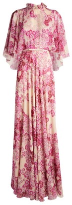 Giambattista Valli Silk Floral Gown