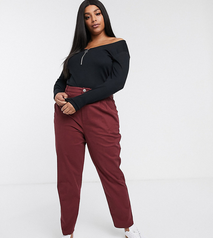 ASOS DESIGN Curve chino pants - ShopStyle