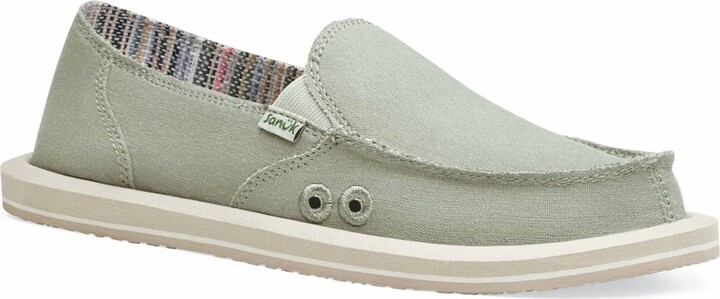 Women's Donna Slip On In Clay Gray Hemp