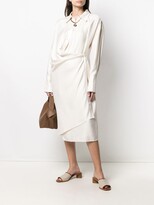 Thumbnail for your product : Acne Studios Draped Mid-Length Shirtdress
