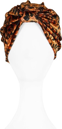 Jennafer Grace Golden Leopard Turban