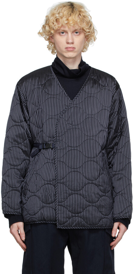 ts(s) Navy Quilted Liner Buckle Jacket - ShopStyle Outerwear