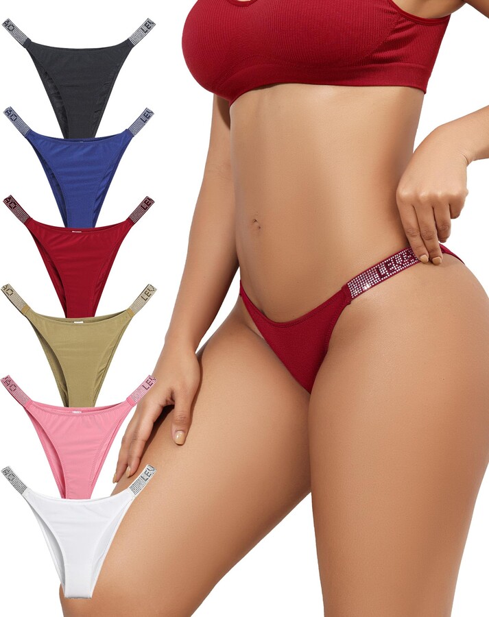 Buy KUKU PANDACotton Thongs for Women Sexy Seamless Woman G String