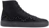 Thumbnail for your product : Simone Rocha Embellished canvas sneakers