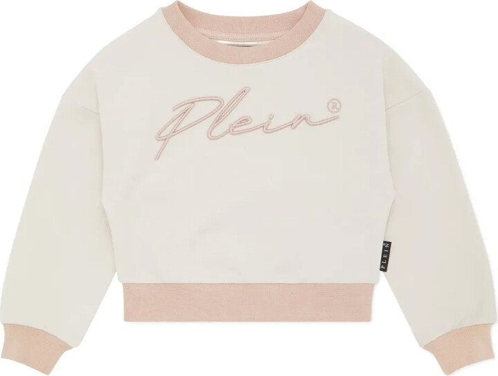 Signature cropped sweatshirt