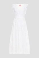 Thumbnail for your product : Kate Spade Embroidered Ruffled Organza Midi Dress
