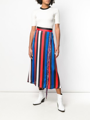 MSGM Striped Skirt