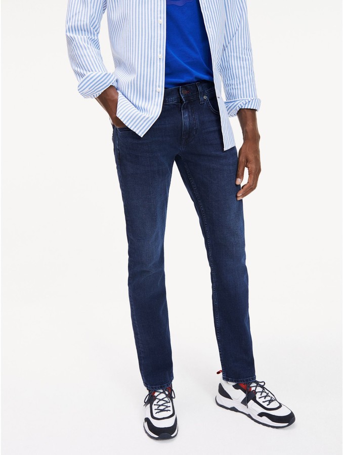 denton stretch straight fit jeans