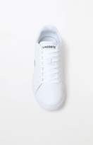 Thumbnail for your product : Lacoste Carnaby Evo White Leather Shoes