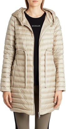 moncler barbel hooded puffer coat