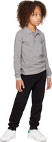 Thumbnail for your product : Moncler Enfant Kids Gray Bonded Long Sleeve Polo