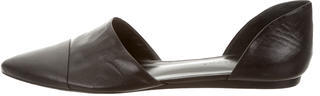 Jenni Kayne Pointed-Toe Leather Flats