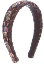 Thumbnail for your product : Chanel Tweed Embellished Headband