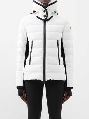 MONCLER GRENOBLE Lamoura Faux Fur-trim Down Ski Jacket - White