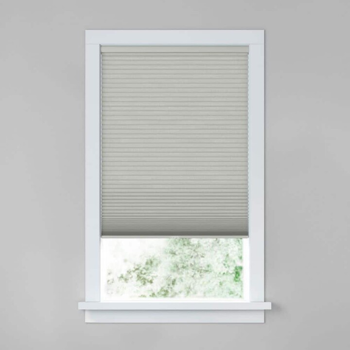 Levolor Classic Value Pebble Stone Cordless Light Filtering Polyester 3/4 in. Cellular Shades-33 in. W x 72 in. L, Custom