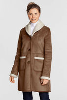 Thumbnail for your product : Lands' End Women's Regular Faux Shearling Coat