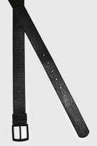 Thumbnail for your product : boohoo Faux Leather Reversible Croc Belt