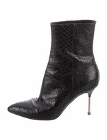 Thumbnail for your product : Sergio Rossi Python Boots Black