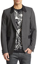Thumbnail for your product : Diesel Black Gold Stretch Virgin Wool Blazer