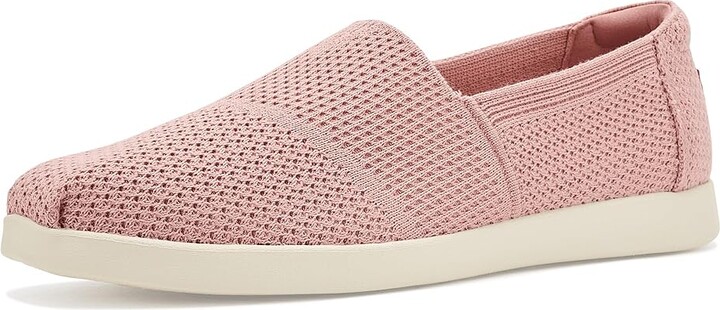 Toms Alpargata Plus Women's Flat Shoes Medium Pink : 7 B - Medium Canvas
