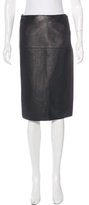 Thumbnail for your product : Loewe Leather Wrap Skirt