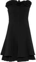 Thumbnail for your product : Cinq à Sept Tansy Strapless Ruffled Crepe Mini Dress