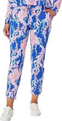 Lilly Pulitzer Weekender High Rise Leggings Borealis Blue Squared