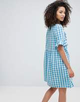 Thumbnail for your product : Vero Moda Gingham Dress With Ruffles