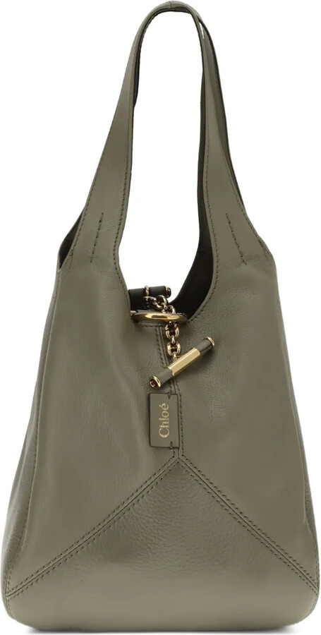 Chloé small Balloon logo-patch shoulder bag
