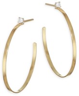 Thumbnail for your product : Lana Sunrise Diamond Post Hoop Earrings