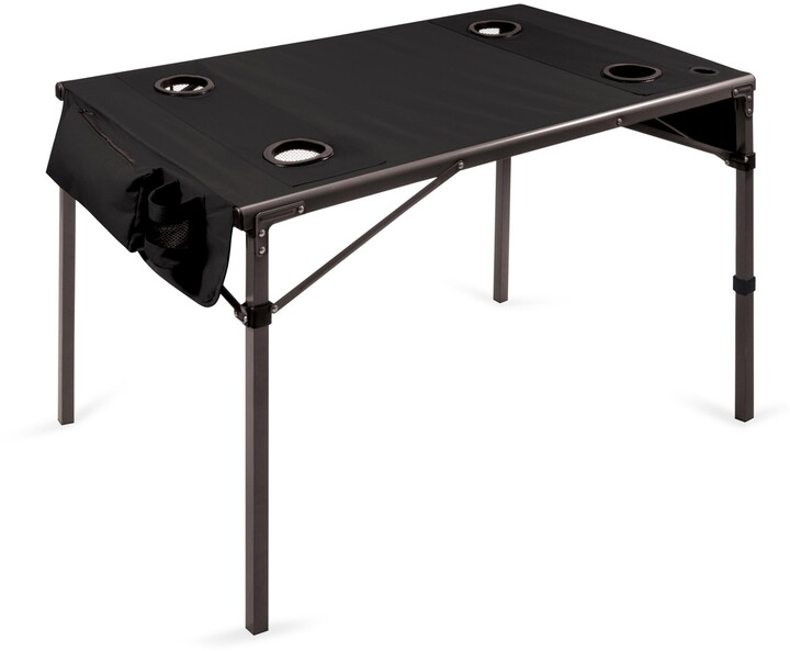 ONIVA™ by Picnic Time Black Travel Table Portable Folding Table