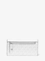 Thumbnail for your product : Michael Kors Large Logo And Leather Envelope Wallet
