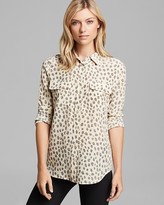 Thumbnail for your product : Equipment Blouse - Slim Signature Wild Animal Print