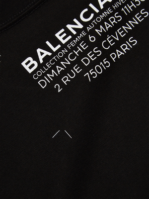 Balenciaga Logo Print Cotton T-Shirt