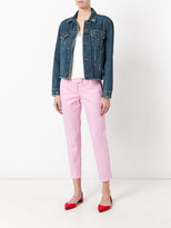 Thumbnail for your product : Dondup cropped trousers - women - Cotton/Spandex/Elastane - 30