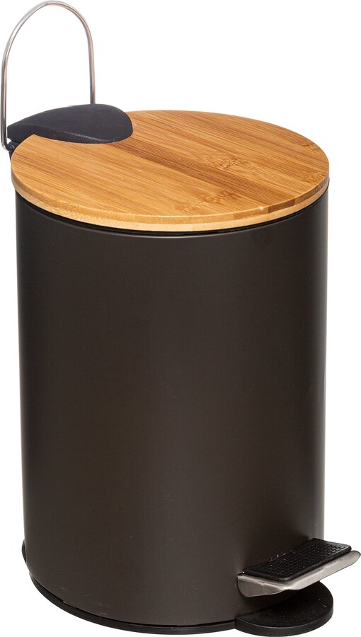Dunelm Modern 3 Litre Waste Bin Black ShopStyle Kitchen Storage