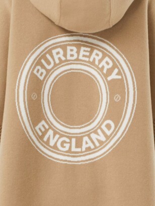 Burberry Logo Jacquard-Woven Cape