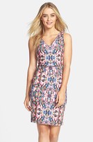 Thumbnail for your product : Nicole Miller Print Stretch Sheath Dress
