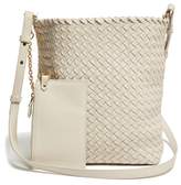 Thumbnail for your product : Bottega Veneta Intrecciato Leather Cross-body Bag - Womens - White