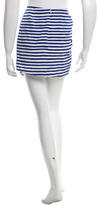 Thumbnail for your product : Christian Wijnants Striped Silk Mini Skirt