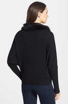 Thumbnail for your product : Sofia Cashmere Cowl Neck Cashmere Sweater with Genuine Fox Fur